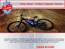 Tablet Screenshot of cycleworld.co.za