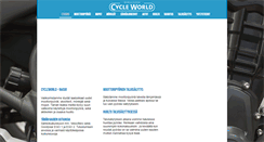 Desktop Screenshot of cycleworld.fi